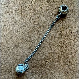 Pandora secured chain sterling silver.